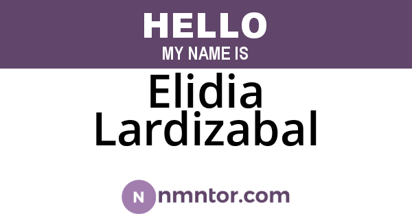Elidia Lardizabal
