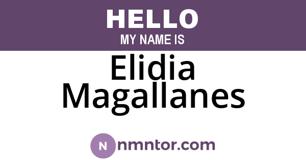 Elidia Magallanes