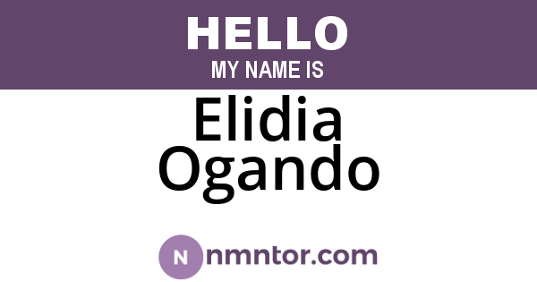 Elidia Ogando