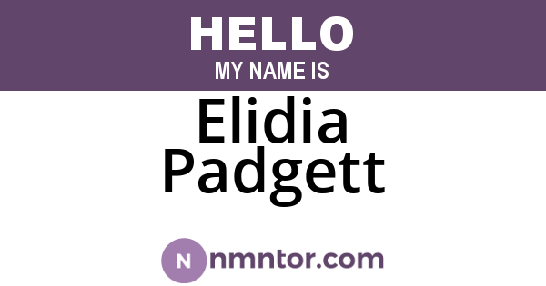 Elidia Padgett