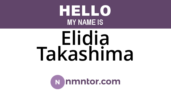 Elidia Takashima