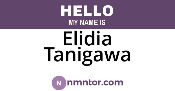 Elidia Tanigawa