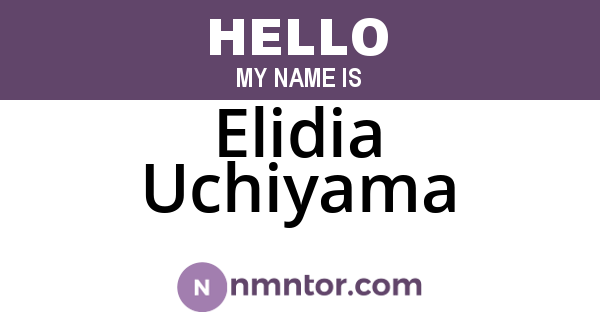 Elidia Uchiyama