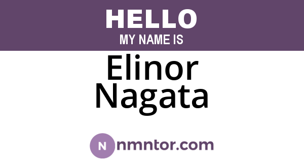 Elinor Nagata