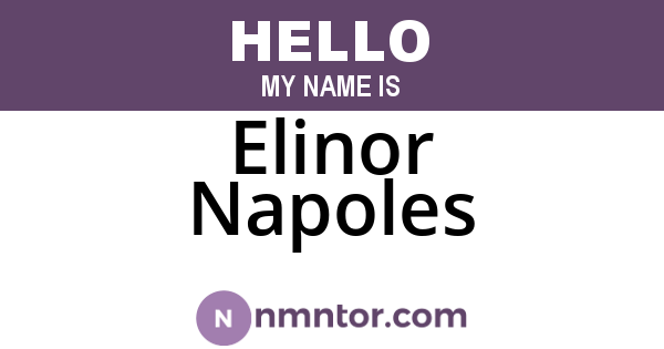 Elinor Napoles