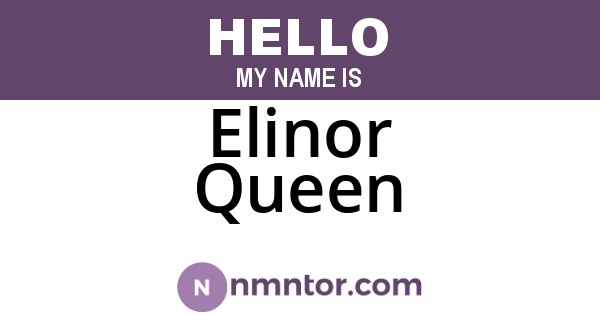 Elinor Queen