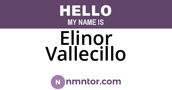 Elinor Vallecillo