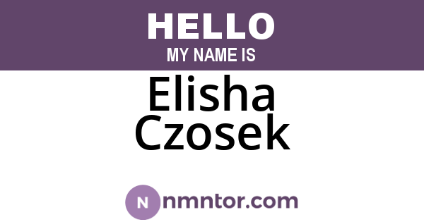 Elisha Czosek