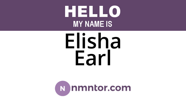 Elisha Earl