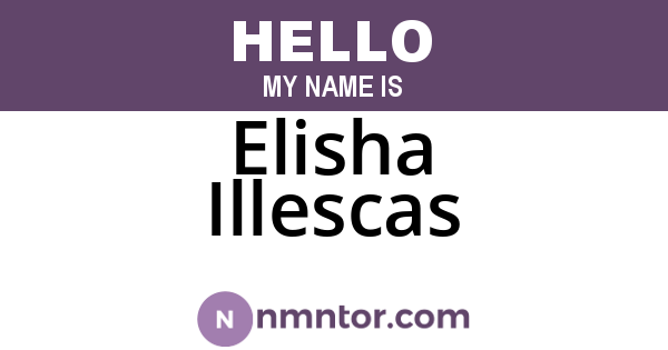 Elisha Illescas