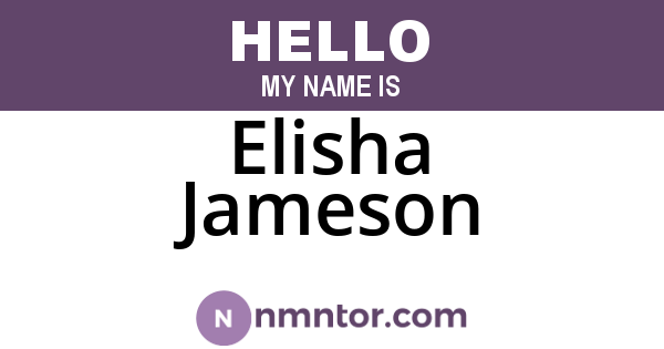 Elisha Jameson