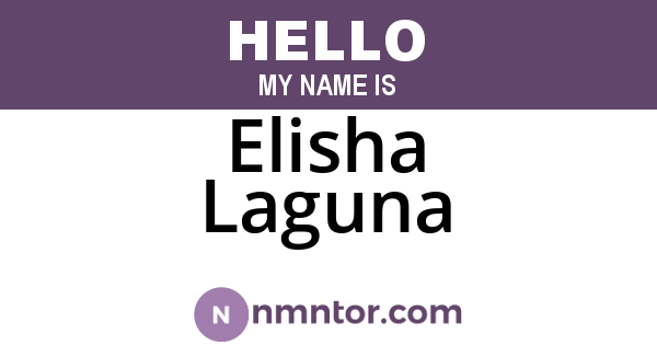 Elisha Laguna
