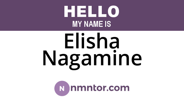 Elisha Nagamine