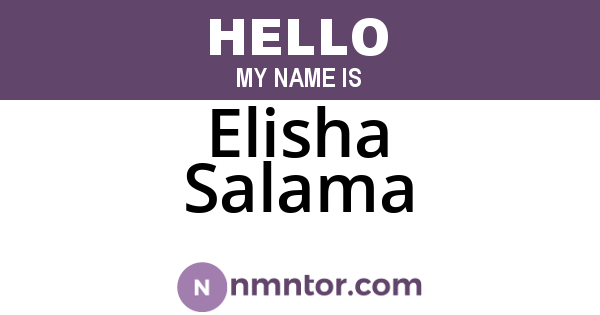 Elisha Salama