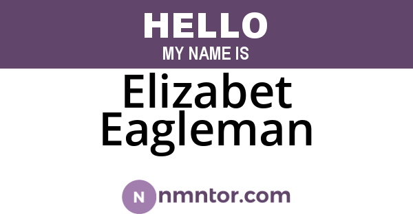 Elizabet Eagleman