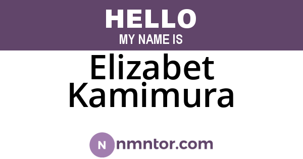 Elizabet Kamimura