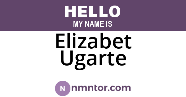Elizabet Ugarte