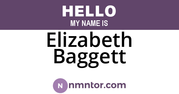 Elizabeth Baggett