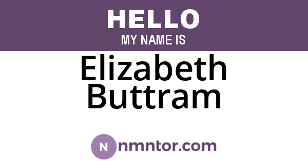 Elizabeth Buttram