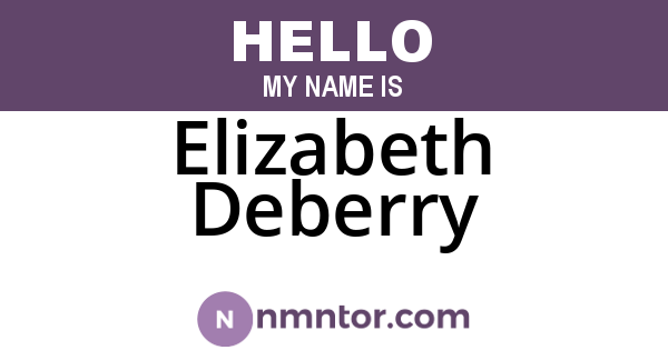 Elizabeth Deberry