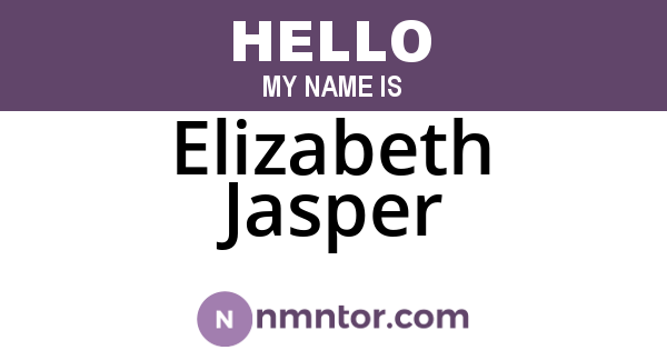 Elizabeth Jasper