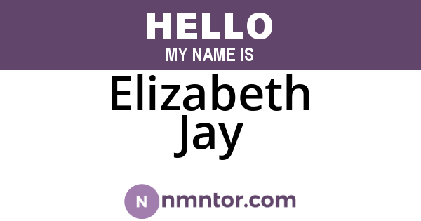 Elizabeth Jay