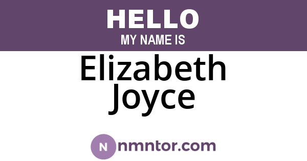 Elizabeth Joyce