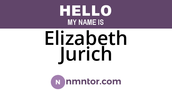 Elizabeth Jurich