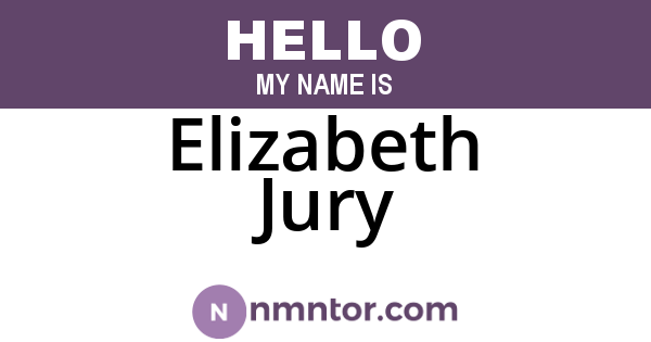 Elizabeth Jury