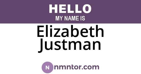 Elizabeth Justman