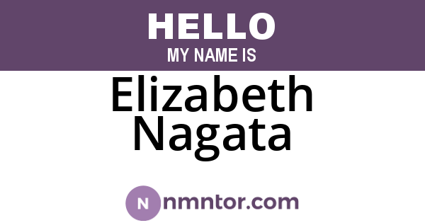 Elizabeth Nagata