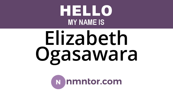 Elizabeth Ogasawara