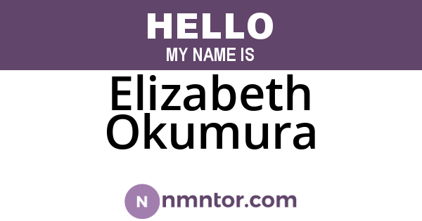 Elizabeth Okumura