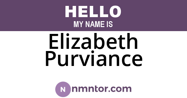Elizabeth Purviance