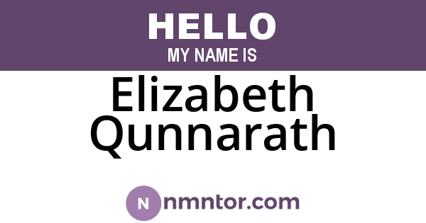 Elizabeth Qunnarath