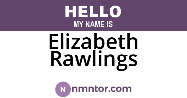 Elizabeth Rawlings