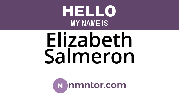 Elizabeth Salmeron
