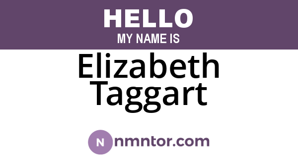 Elizabeth Taggart