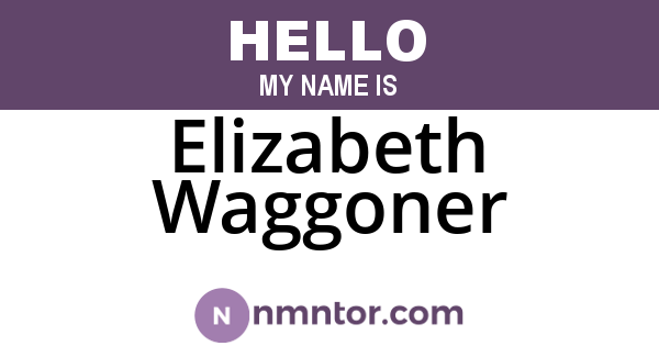 Elizabeth Waggoner