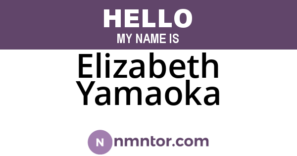 Elizabeth Yamaoka