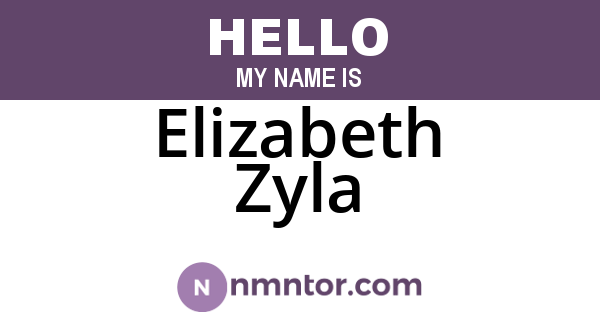 Elizabeth Zyla