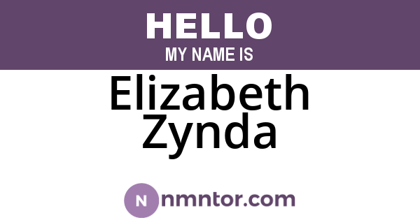 Elizabeth Zynda