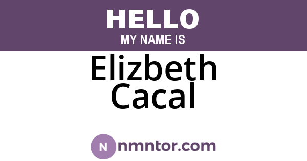Elizbeth Cacal