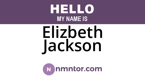 Elizbeth Jackson