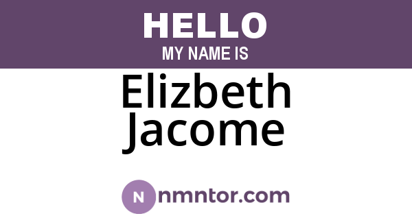 Elizbeth Jacome