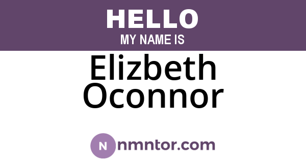 Elizbeth Oconnor