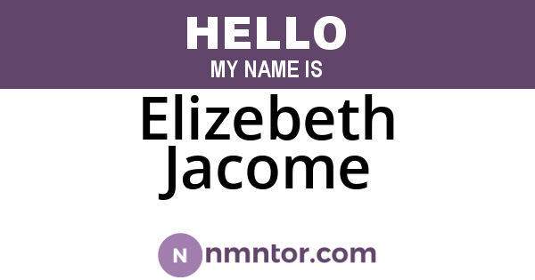 Elizebeth Jacome