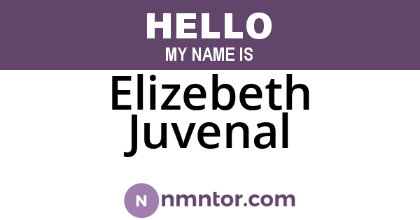 Elizebeth Juvenal