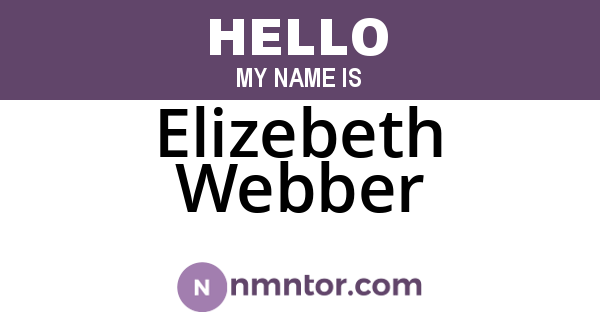 Elizebeth Webber