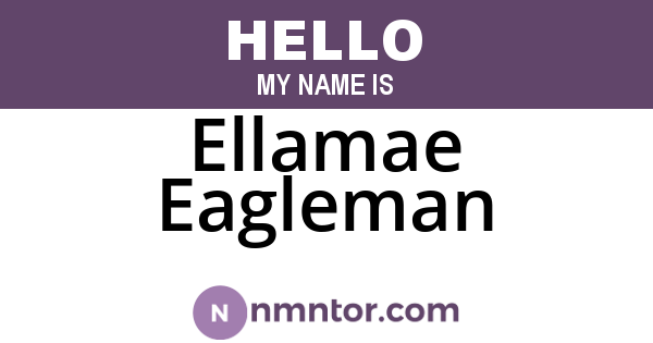 Ellamae Eagleman